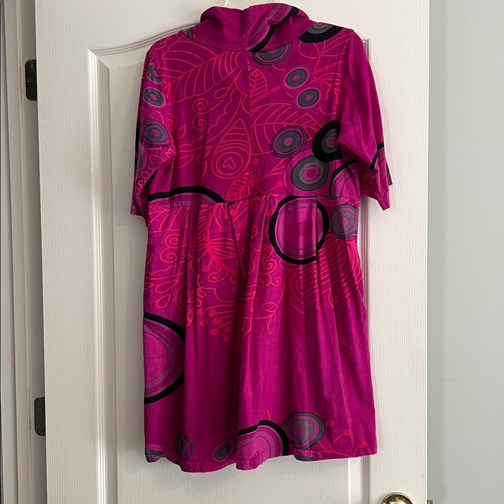 Aller Simplement Vibrant Pink Patterned Women's D… - image 6